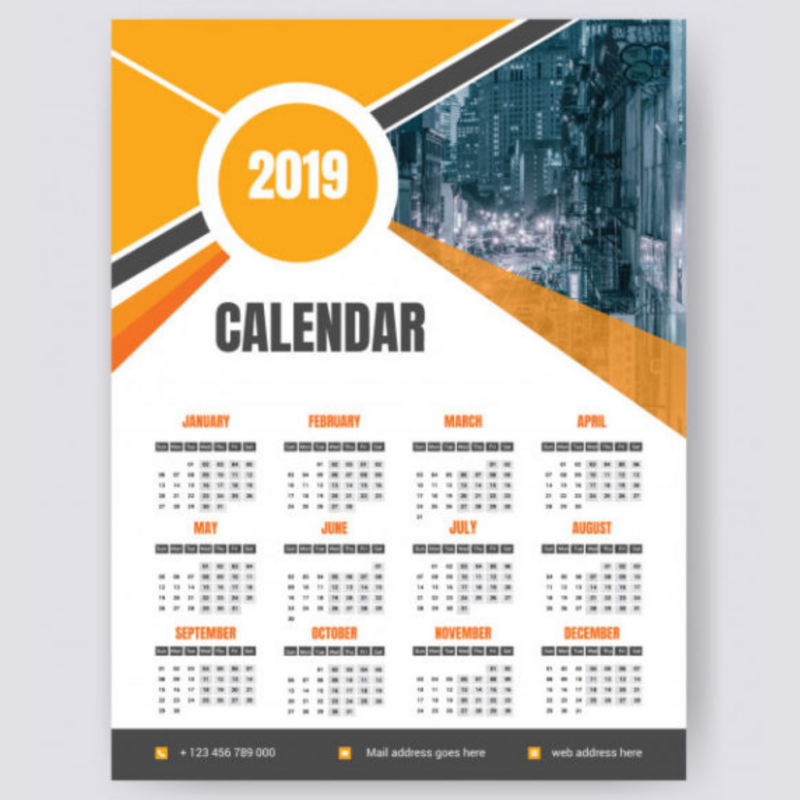 100 A3 Calendars